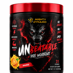 Mighty Dynamo Unbeatable Heavy Pre-Workout - 250 g - Orange