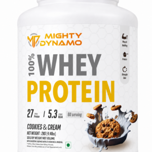 Mighty Dynamo Whey Protein - 2 kg - Cookies & Cream