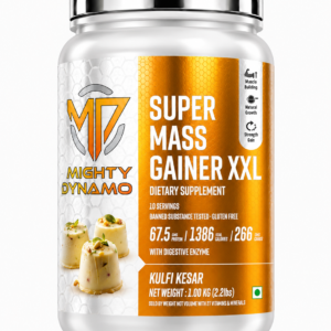 Mighty Dynamo SUPERXXL Mass Gainer - 1 kg - Kesar Kulfi