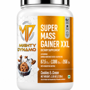 Mighty Dynamo SUPERXXL Mass Gainer - 1 kg - Cookies & Cream