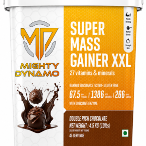 Mighty Dynamo SUPERXXL Mass Gainer - 4.5 kg - Double Rich Chocolate