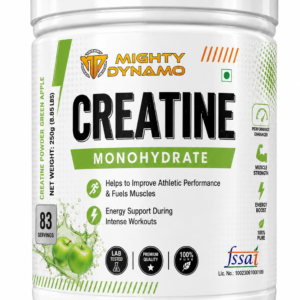 Mighty Dynamo Creatine Monohydrate - 250 g - Green Apple