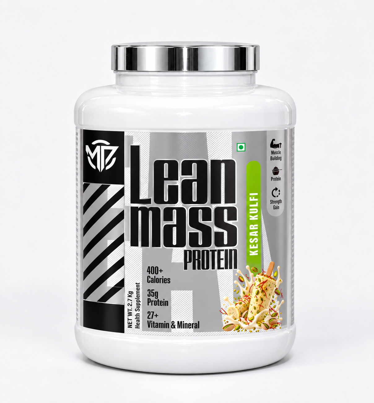 Mighty Dynamo LeanGainer - 2.75 kg - Kesar Kulfi