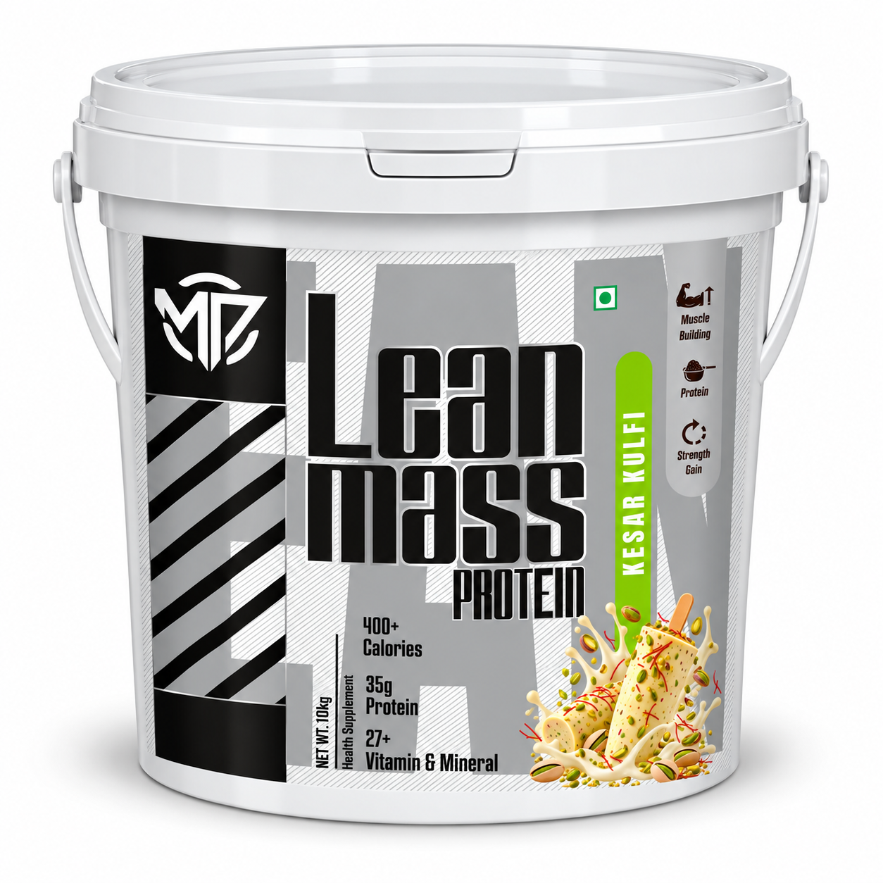 Mighty Dynamo LeanGainer - 4.5 kg - Kesar Kulfi