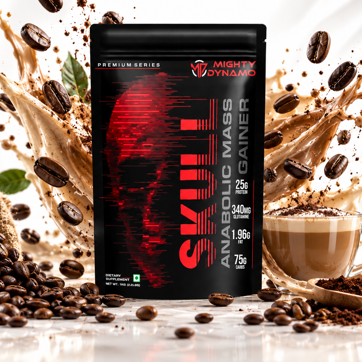 Mighty Dynamo Anabolic Mass Gainer - 1 kg - Cafe Brazil