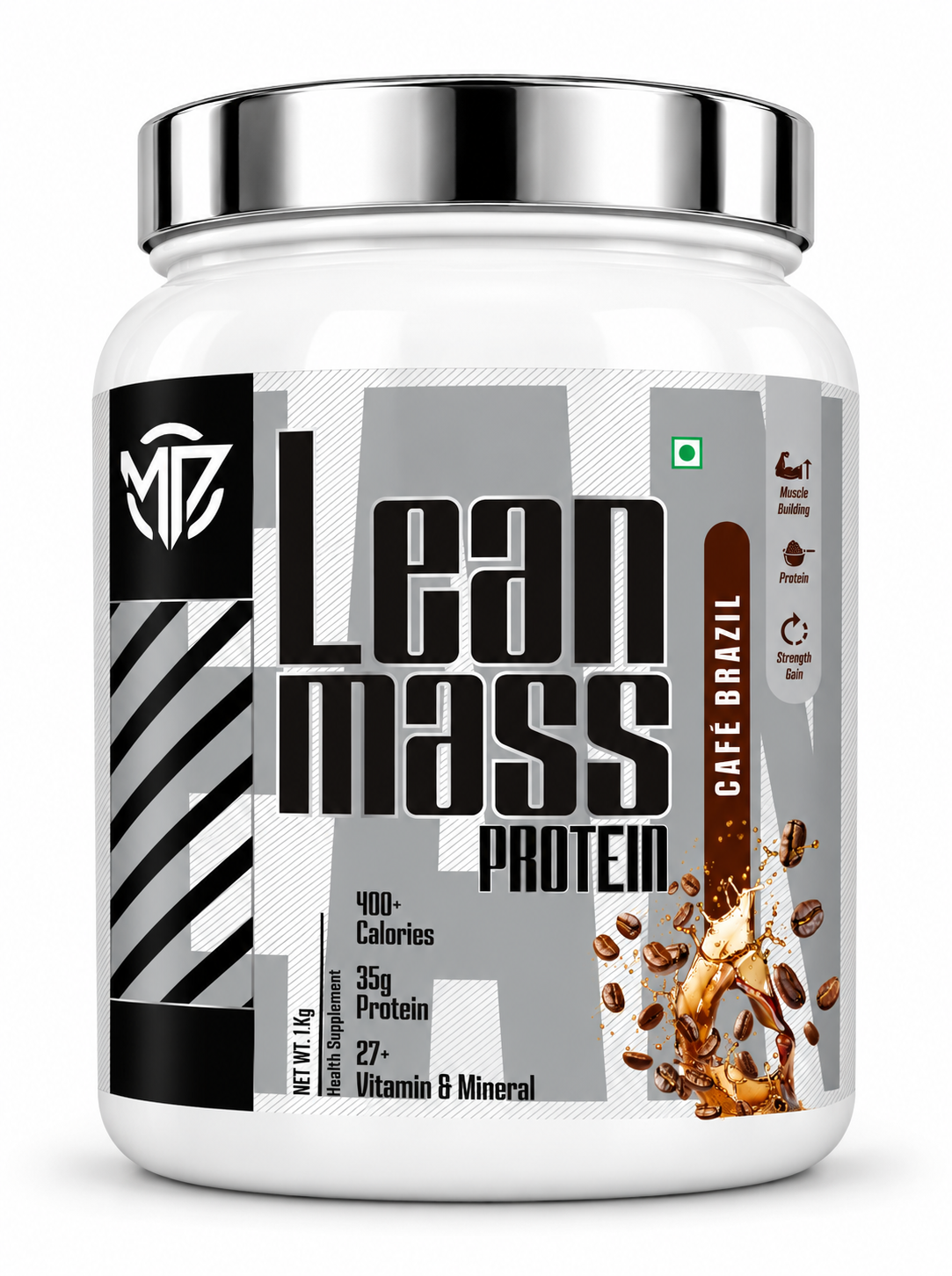 Mighty Dynamo LeanGainer - 1 kg - Cafe Brazil