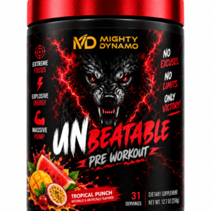 Mighty Dynamo Unbeatable Pre-Workout - 250 g - Fruit Punch