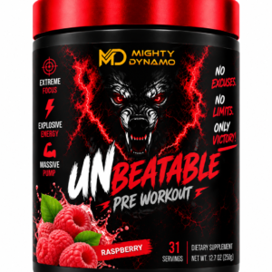 Mighty Dynamo Unbeatable Pre-Workout - 250 g - Raspberry