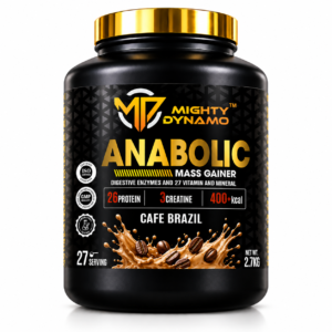 Mighty Dynamo Anabolic Mass Gainer - 2.75 kg - Cafe Brazil