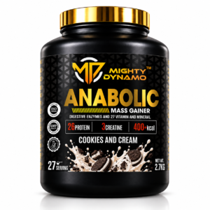 Mighty Dynamo Anabolic Mass Gainer - 2.75 kg - Cookies & Cream