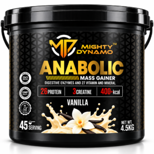 Mighty Dynamo Anabolic Mass Gainer - 4.5 kg - Vanilla