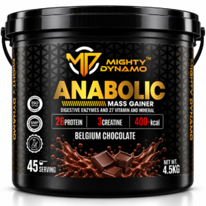 Mighty Dynamo Anabolic Mass Gainer - 4.5 kg - Double Rich Chocolate
