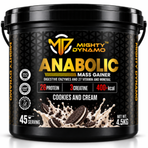 Mighty Dynamo Anabolic Mass Gainer - 4.5 kg - Cookies & Cream