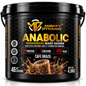 Mighty Dynamo Anabolic Mass Gainer - 4.5 kg - Cafe Brazil