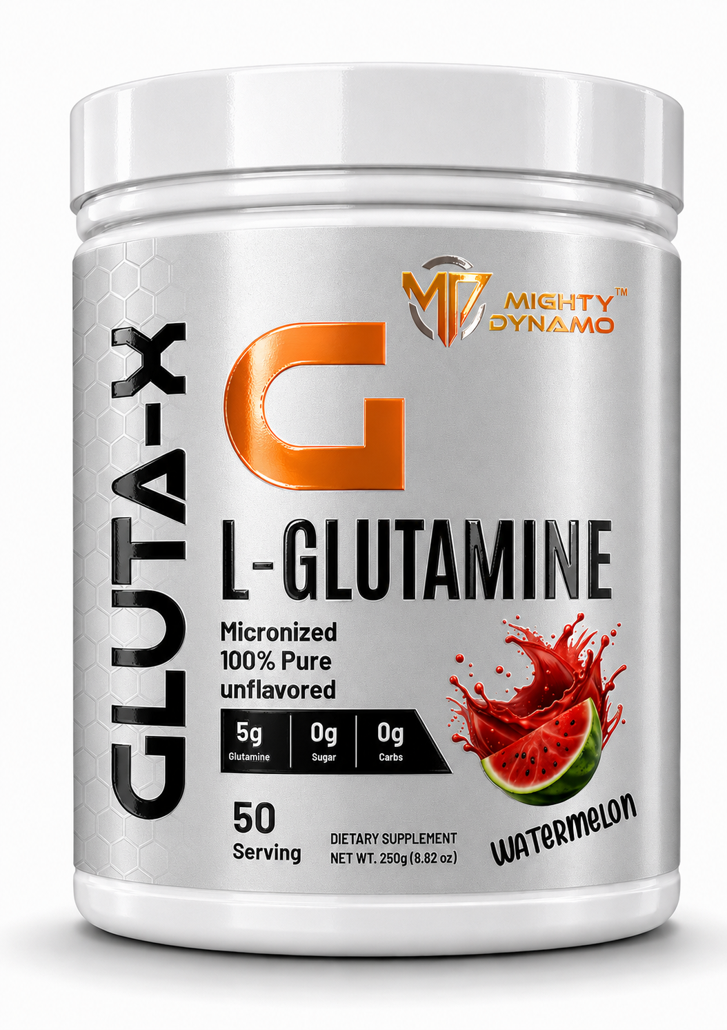 Mighty Dynamo L-Glutamine - 250 g - Watermelon