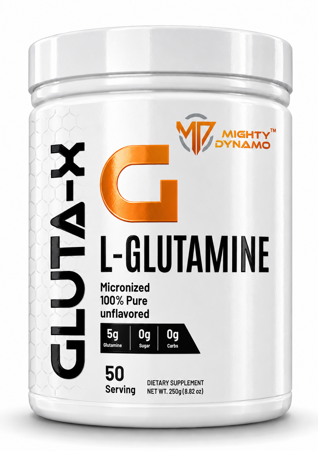 Mighty Dynamo L-Glutamine - 250 g - Natural