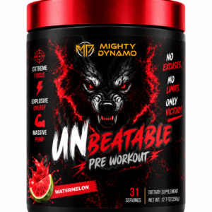 Mighty Dynamo Unbeatable Pre-Workout - 250 g - Watermelon