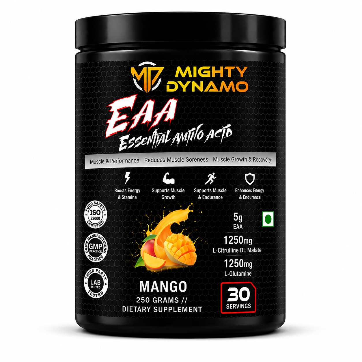 Mighty Dynamo EAA - 250 g - Mango