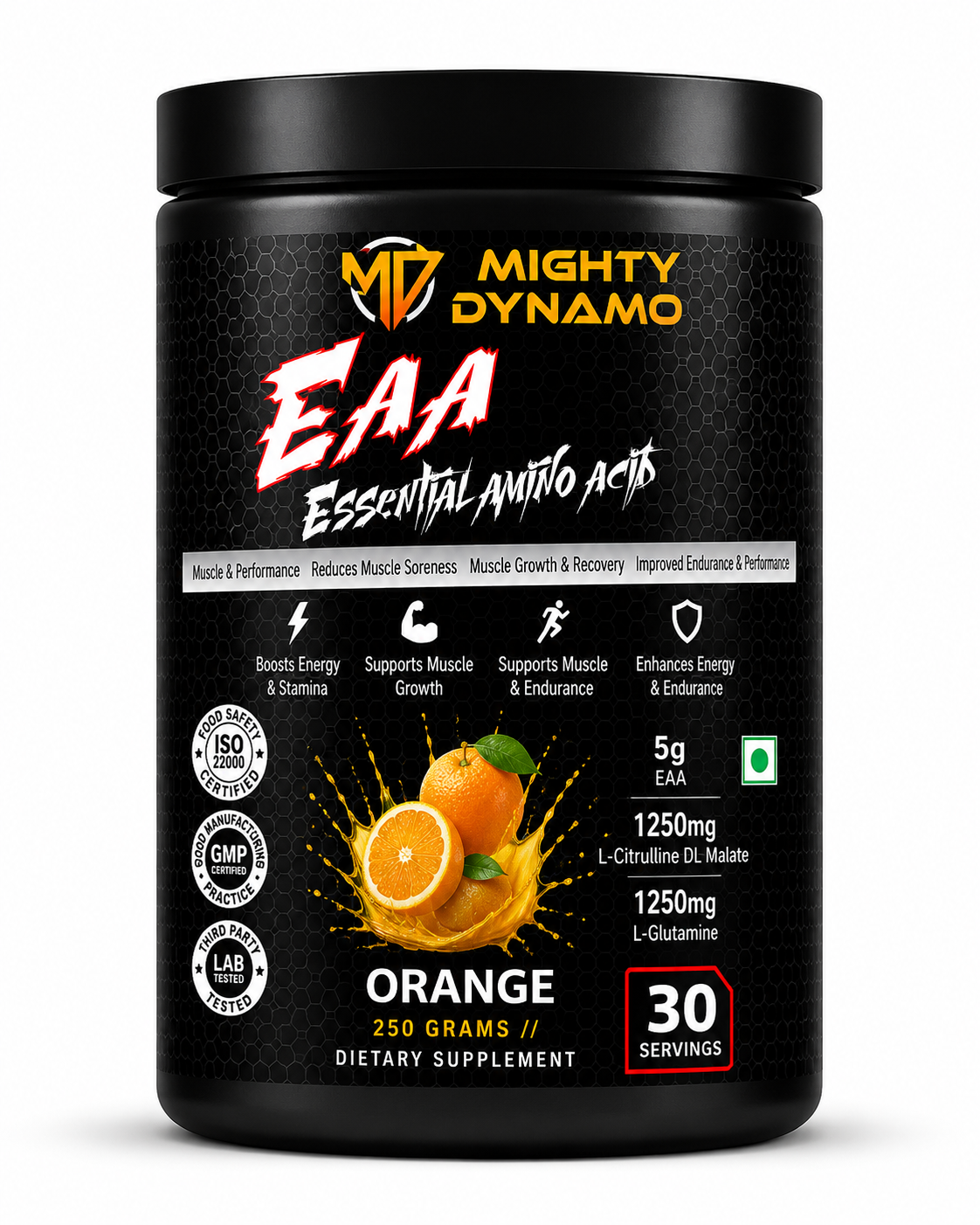 Mighty Dynamo EAA - 250 g - Orange