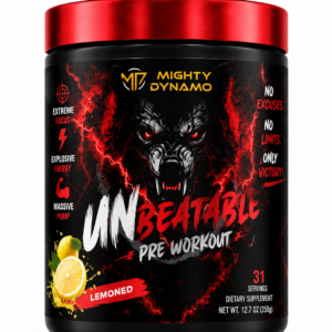 Mighty Dynamo Unbeatable Pre-Workout - 250 g - Pink Lemonade