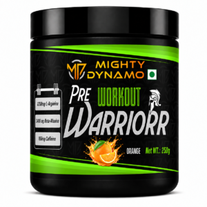Mighty Dynamo Warrior Pre-Workout - 250 g - Orange
