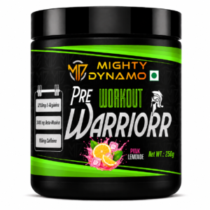 Mighty Dynamo Warrior Pre-Workout - 250 g - Pink Lemonade